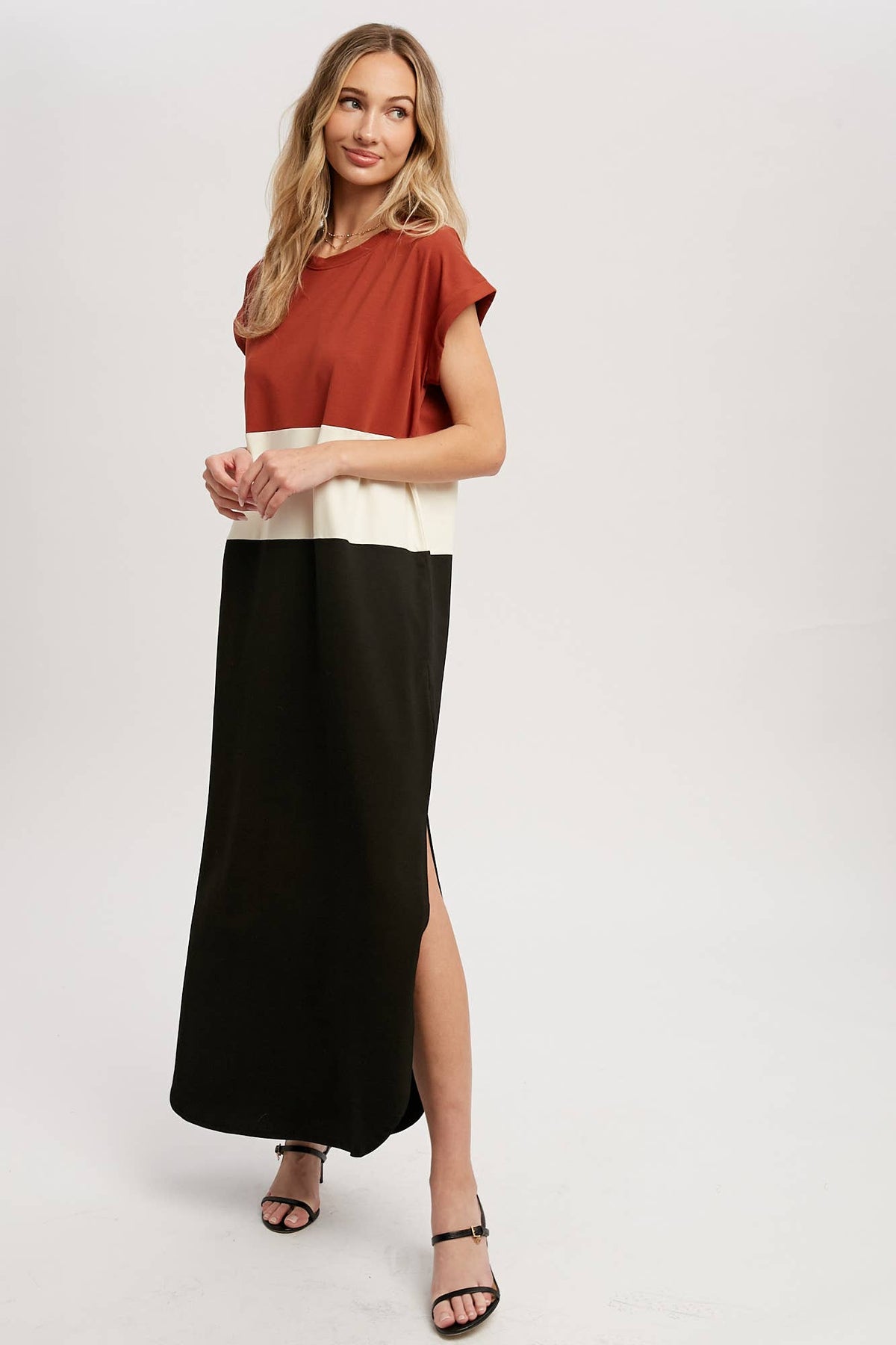 Amara Colorblock Maxi Dress