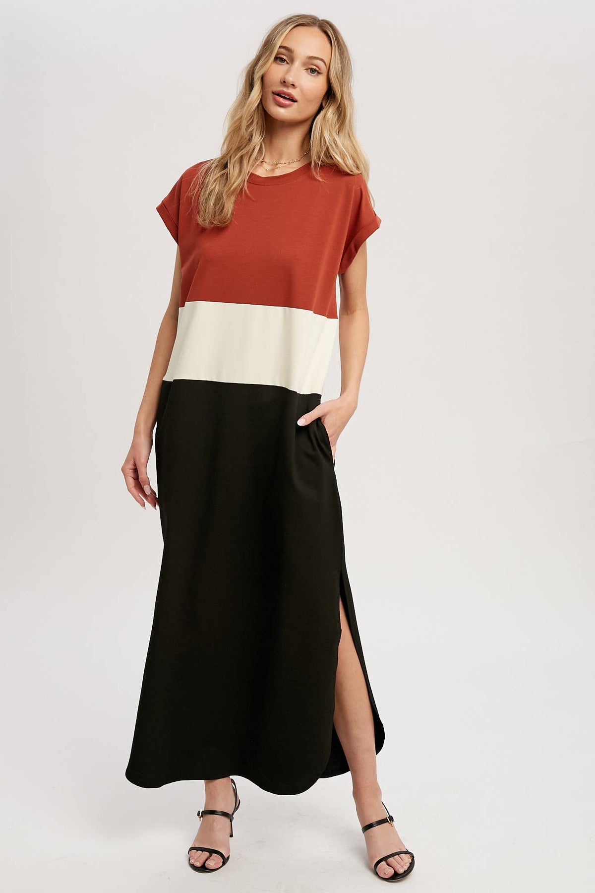 Amara Colorblock Maxi Dress