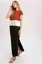 Amara Colorblock Maxi Dress