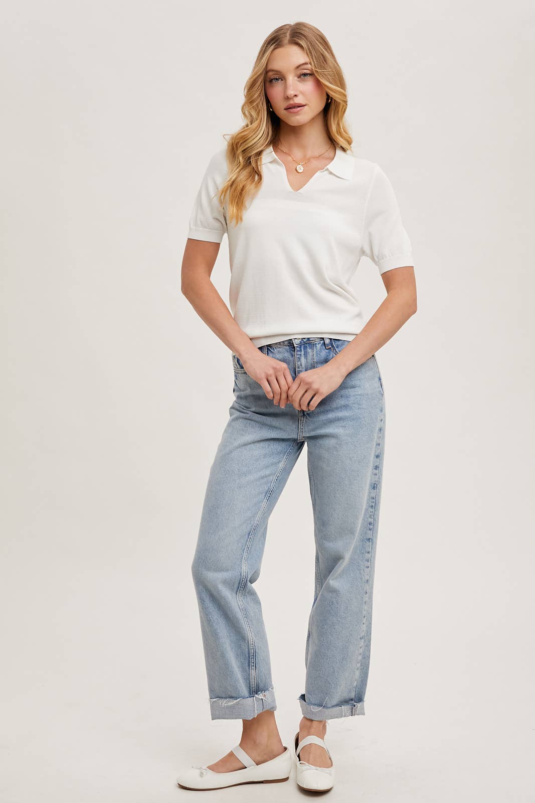 Thea Knit Polo