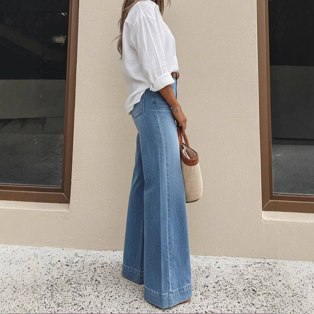 Maeve Wide-Leg Jeans