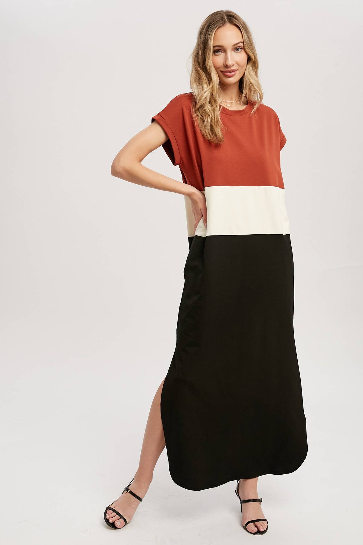 Amara Colorblock Maxi Dress