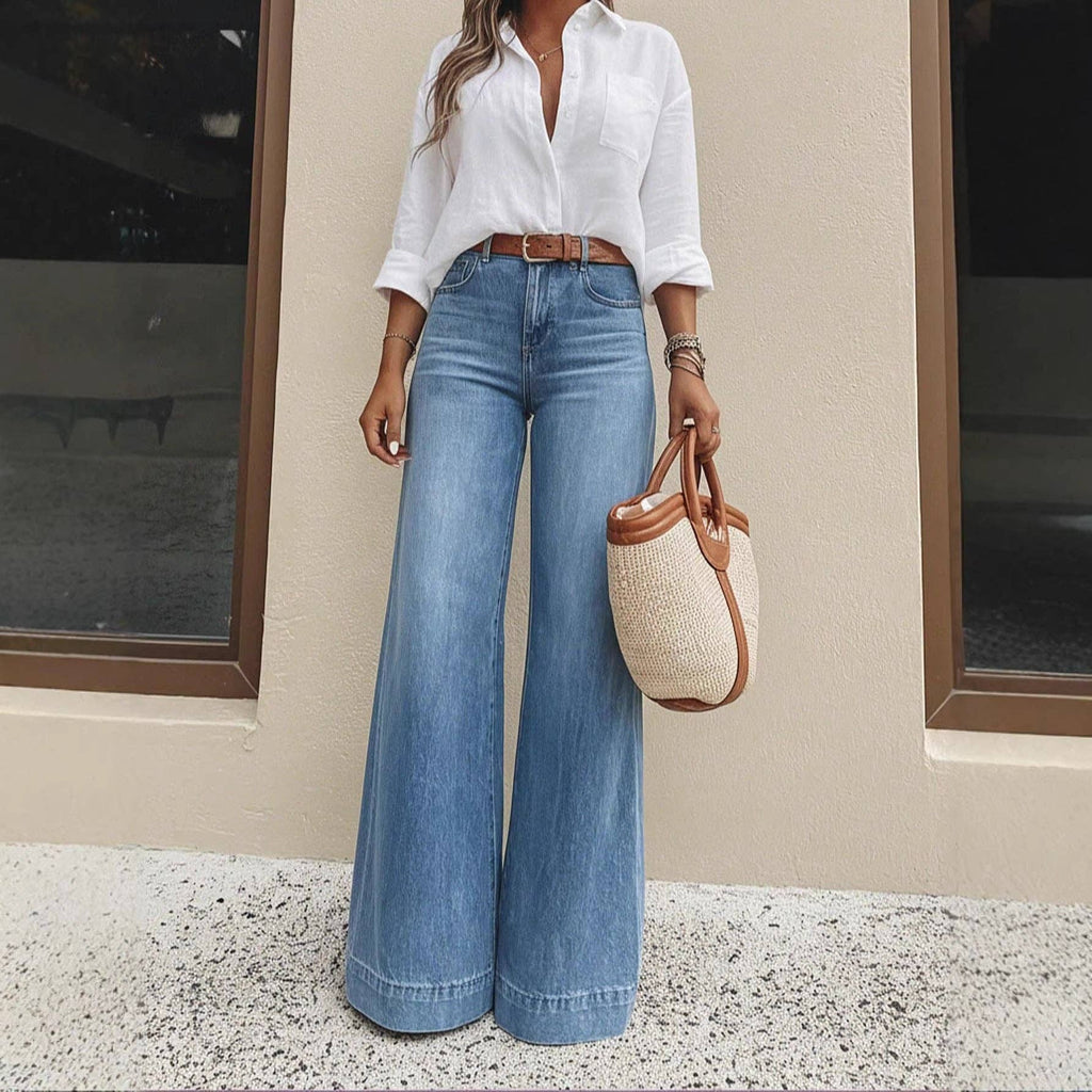 Maeve Wide-Leg Jeans