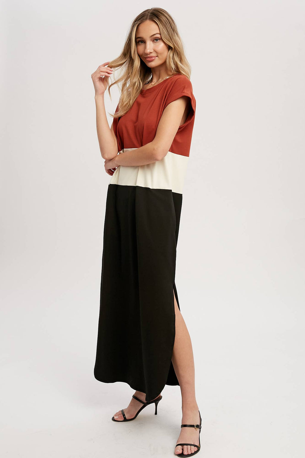 Amara Colorblock Maxi Dress