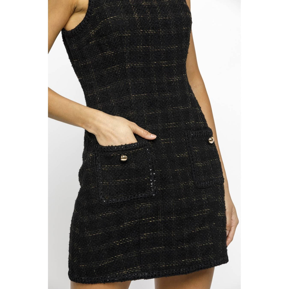 Ophelia Tweed Mini Dress