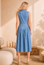 Nora Denim Midi Dress