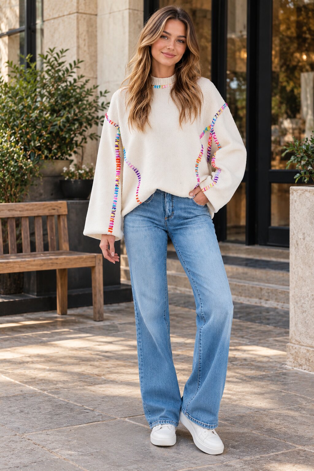 Rosalie Colorblock Sweater