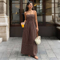 Serena Striped Maxi Dress