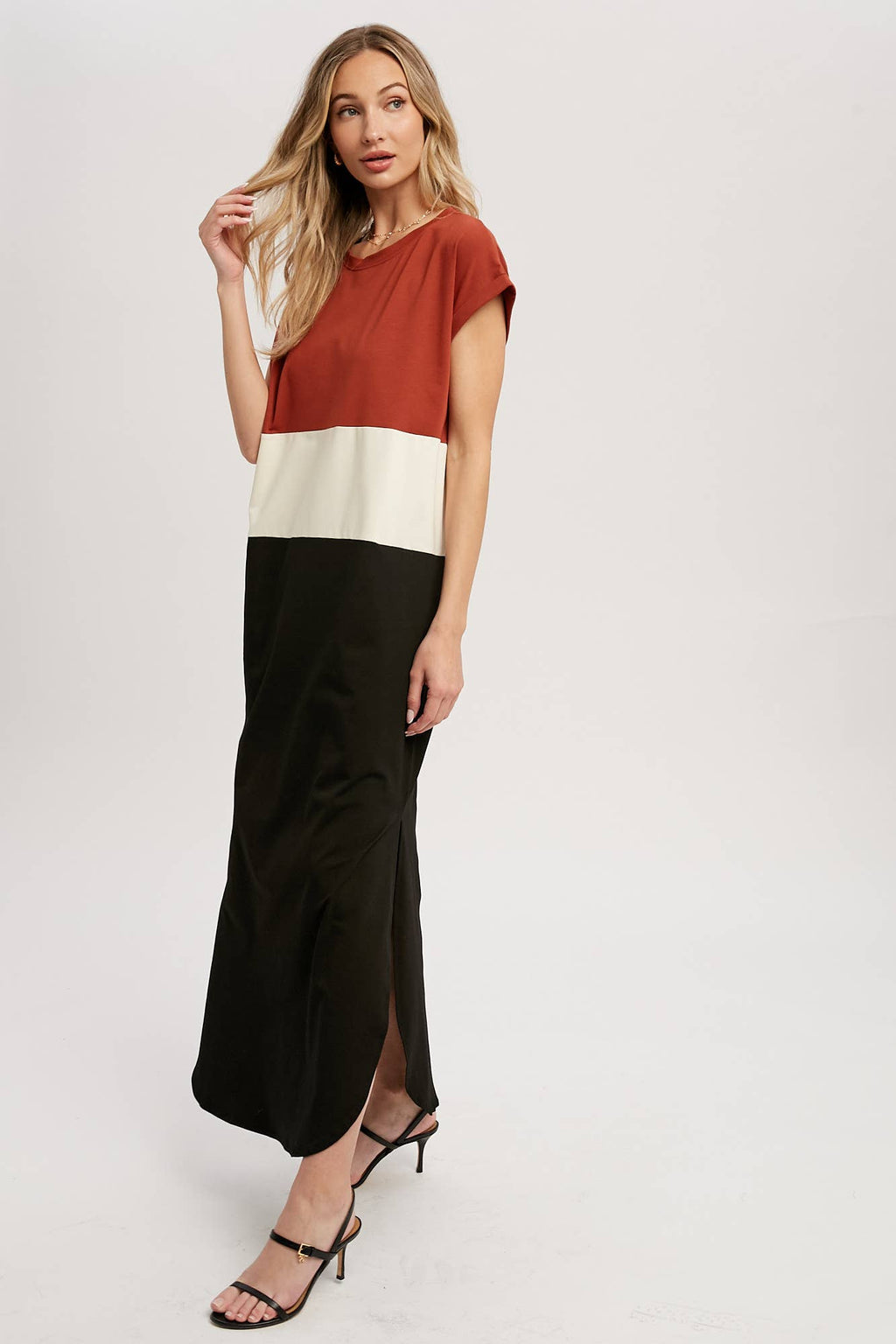 Amara Colorblock Maxi Dress