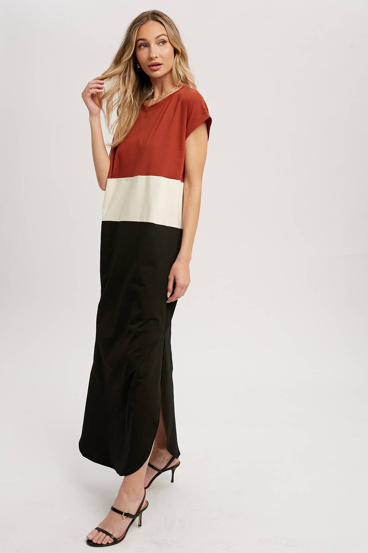 Amara Colorblock Maxi Dress